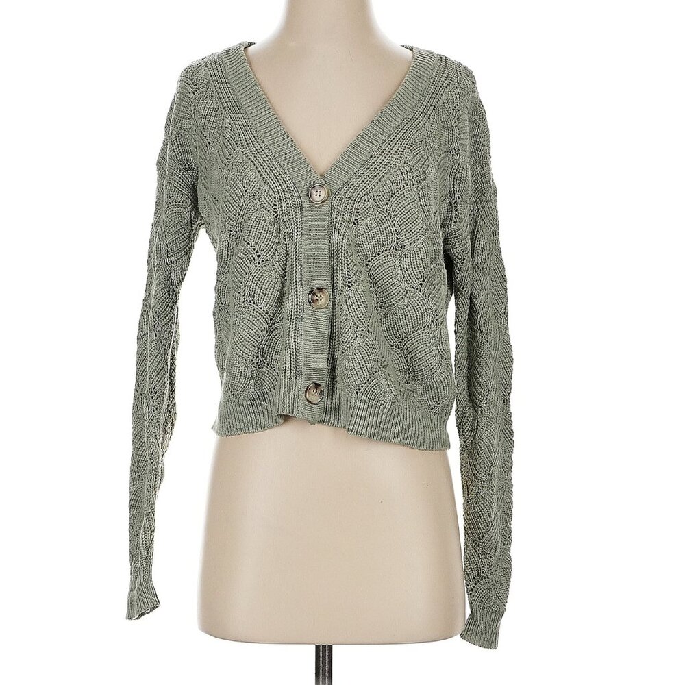 Sincerely Jules Pale Green Knit Cardigan